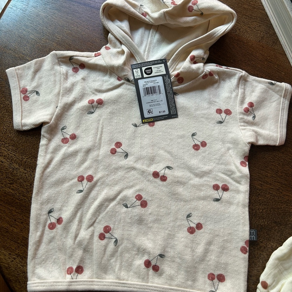 Modern Moments Cherry Print Kids Hoodie
